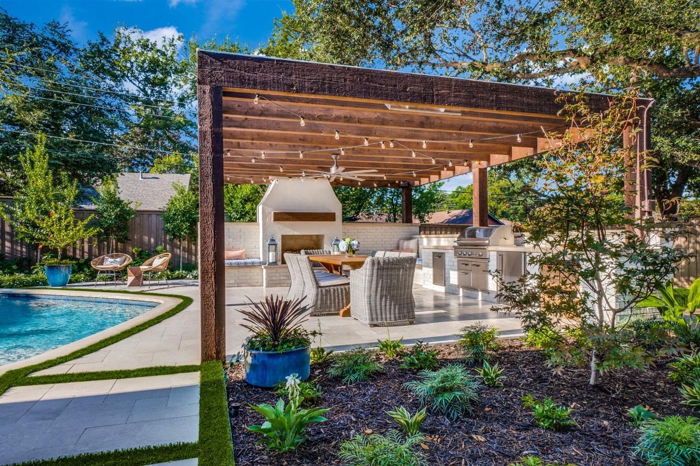 outdoor living space